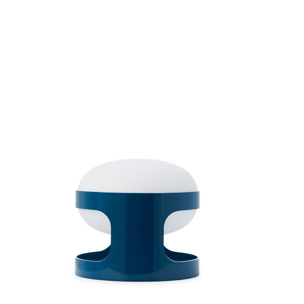 KD28 Tischleuchte Petrol - Kartell 9485PE - Joe Colombo