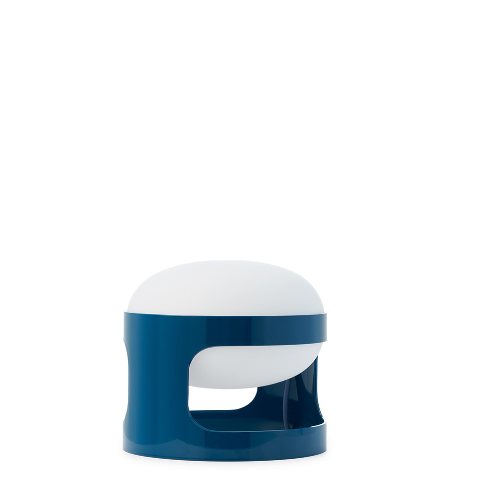 KD28 Tischleuchte Petrol - Kartell 9485PE - Joe Colombo