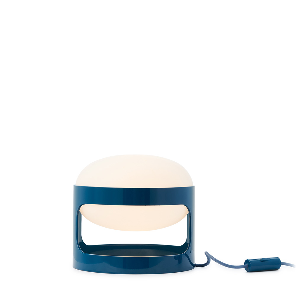 KD28 Tischleuchte Petrol - Kartell 9485PE - Joe Colombo