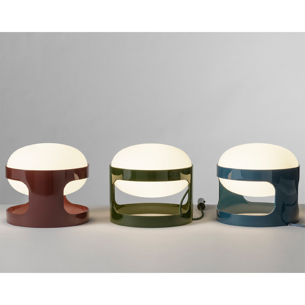 KD28 Tischleuchte Petrol - Kartell 9485PE - Joe Colombo