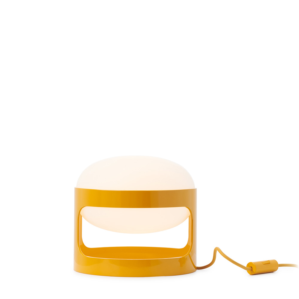 KD28 Tischleuchte Senfgelb - Kartell 9485SE - Joe Colombo
