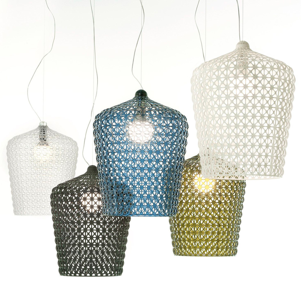 Kabuki Pendelleuchte Grün [Höhe 73 cm] - Kartell 9175/VE - Ferruccio Laviani