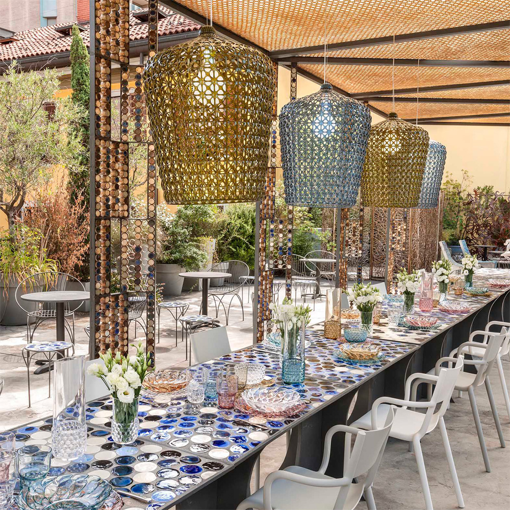 Kabuki Pendelleuchte Glasklar [Höhe 73 cm] - Kartell 9175/B4 - Ferruccio Laviani