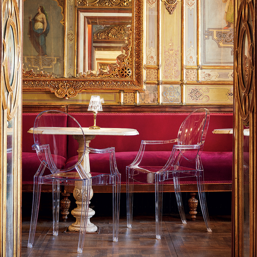 Louis Ghost Stuhl in Glasklar - Kartell - Philippe Starck