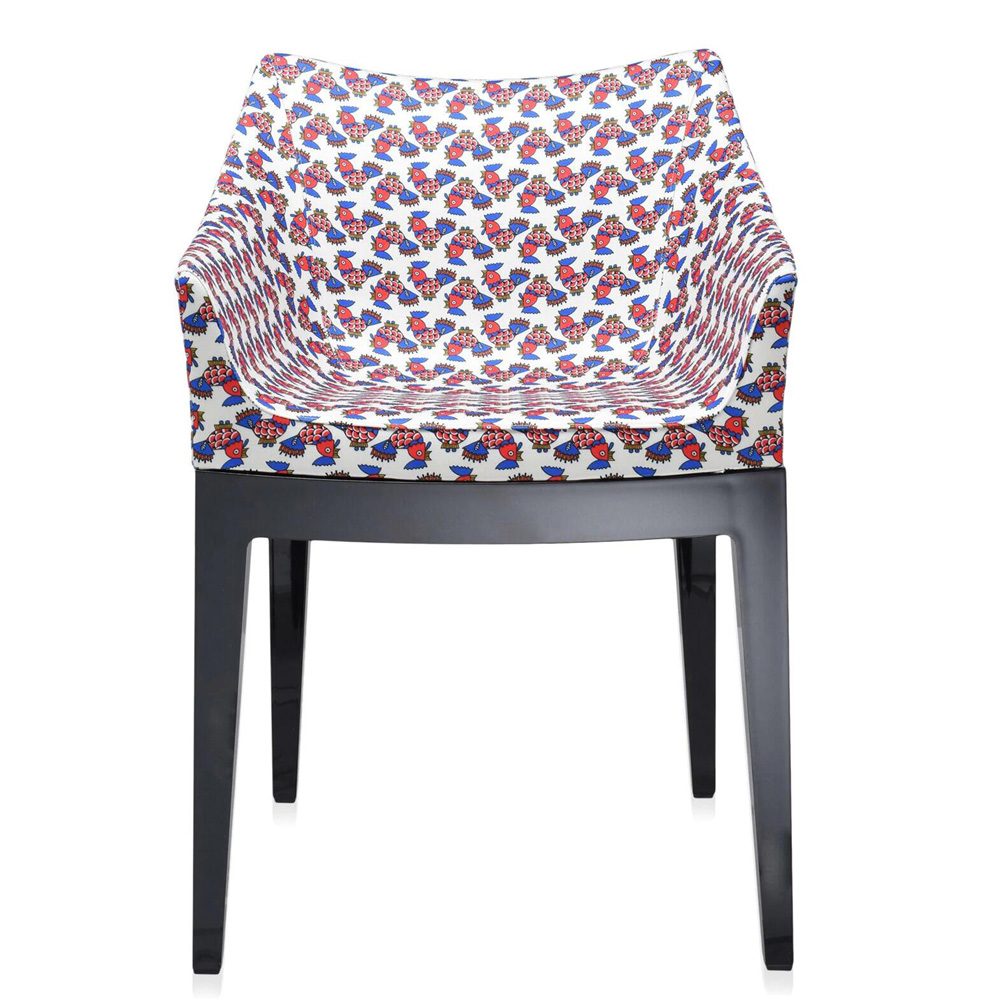 Madame Armlehnstuhl La Double J. Galetti [Gestell Schwarz] - Kartell z5838 NG / 48955 09 / 58380 GG - Philippe Starck