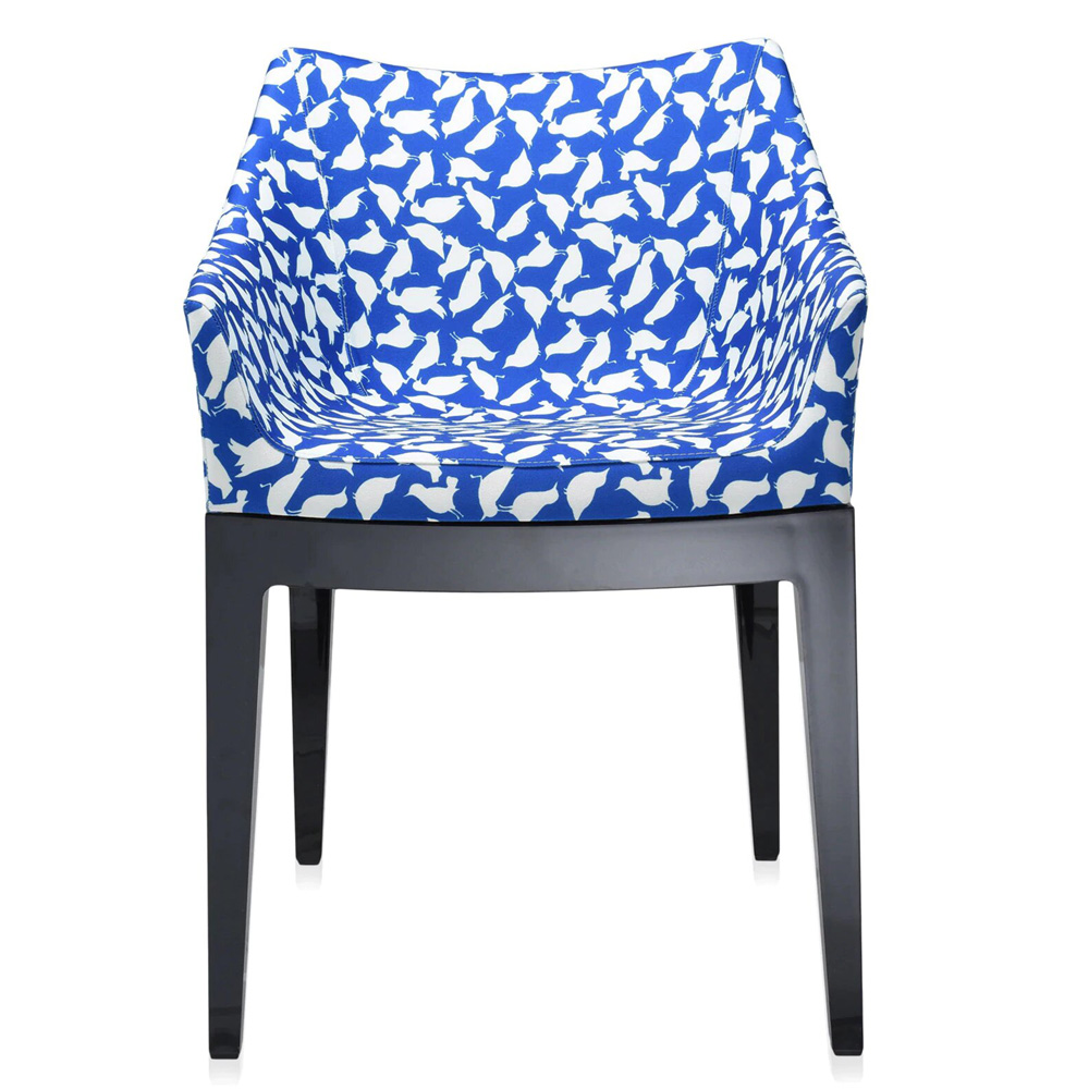 Madame Armlehnstuhl La Double J. Uccellini Vögel [Gestell Schwarz] - Kartell z5838 NE / 48955 09 / 58380 EE - Philippe Starck