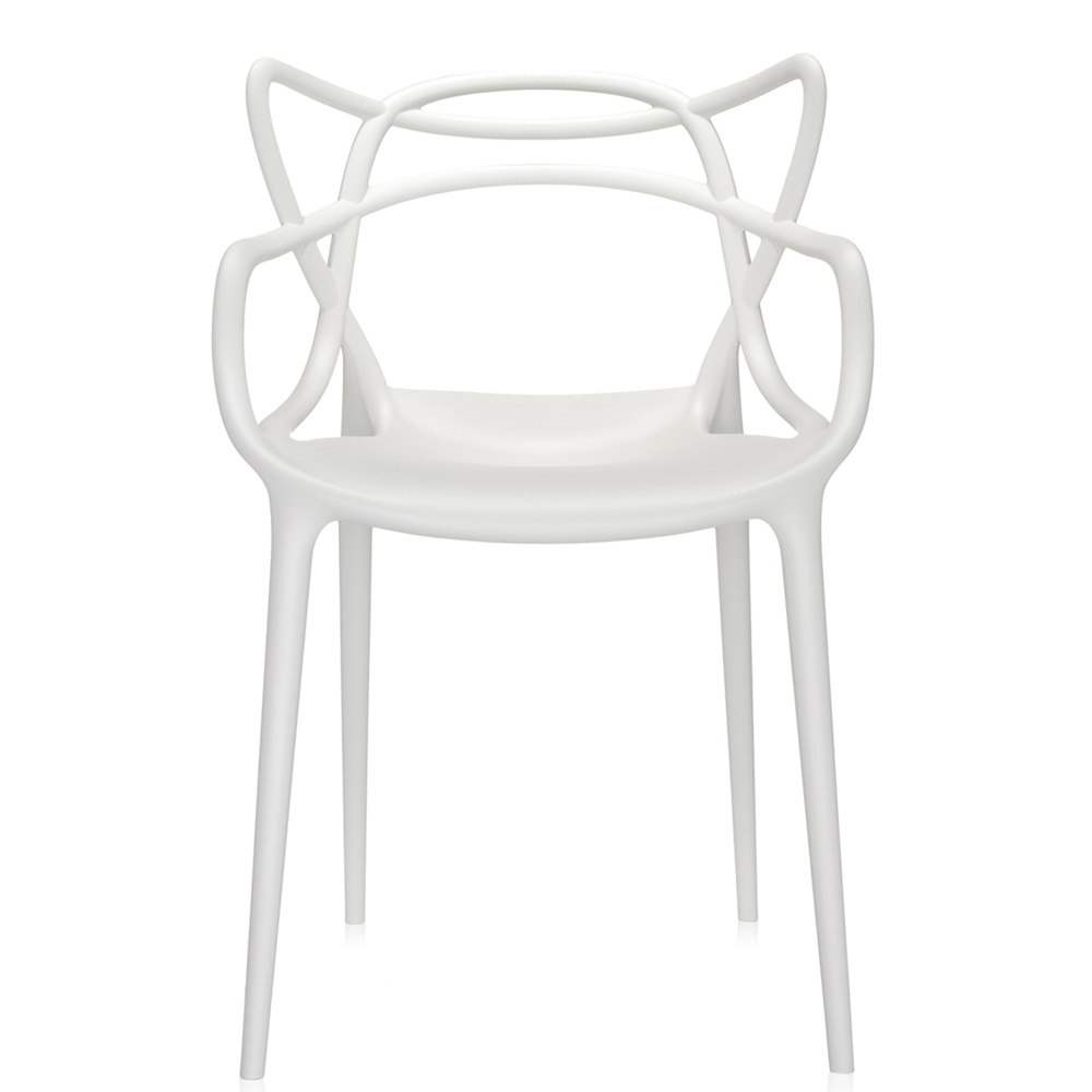 Masters Stuhl in Weiß - Kartell - Philippe Starck & Eugeni Quitllet