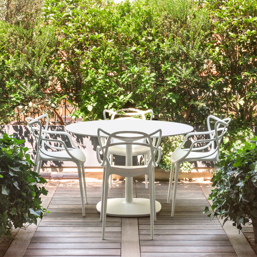 Masters Stuhl in Weiß - Kartell - Philippe Starck & Eugeni Quitllet