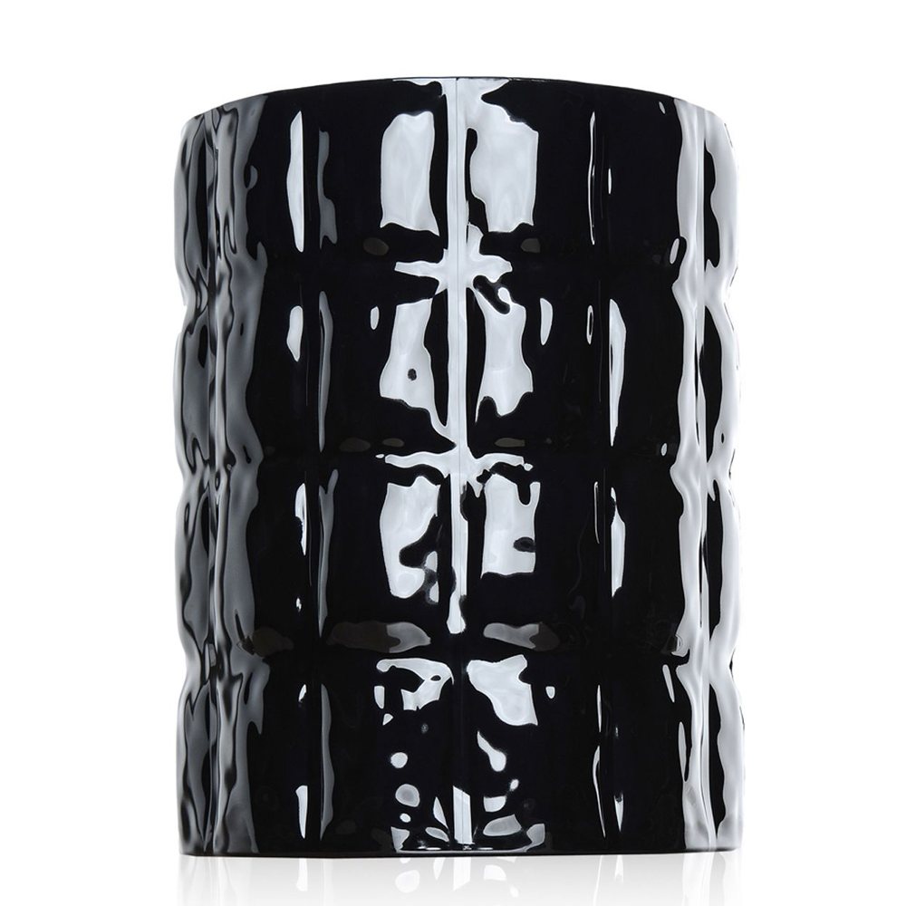 Matelassé Vase Schwarz - Kartell 1225 E6 - Patricia Urquiola