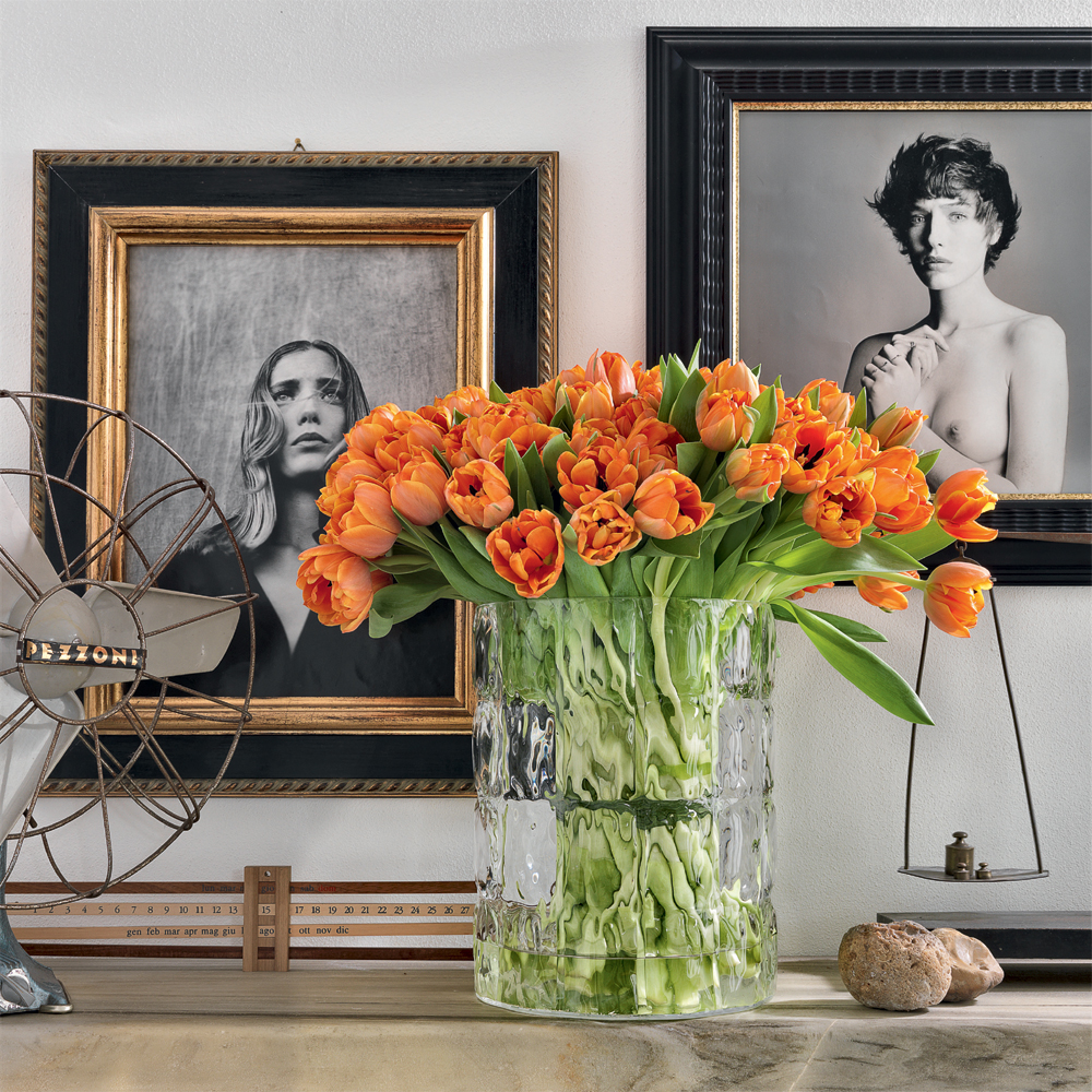 Matelassé Vase Schwarz - Kartell 1225 E6 - Patricia Urquiola