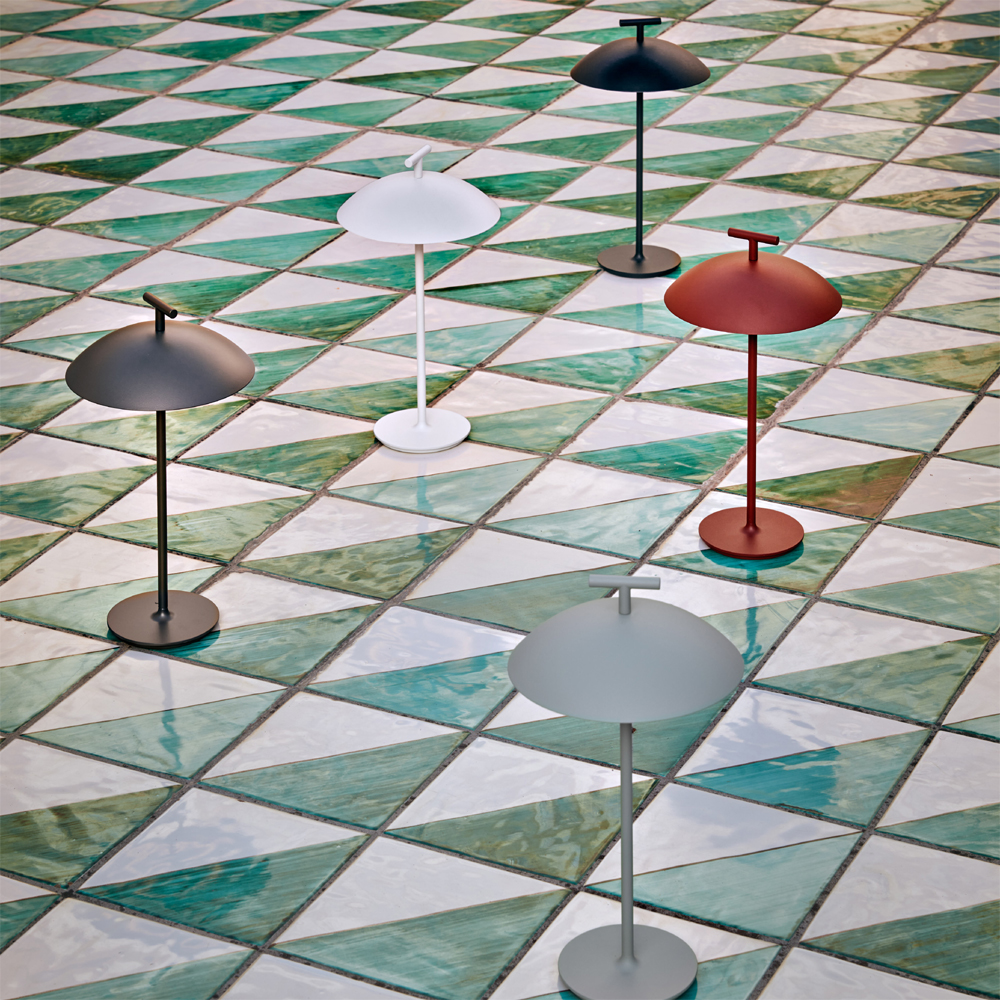 Mini Geen-A Battery Tischleuchte Backsteinrot [Akkuleuchte] - Kartell 9710MA - Ferruccio Laviani