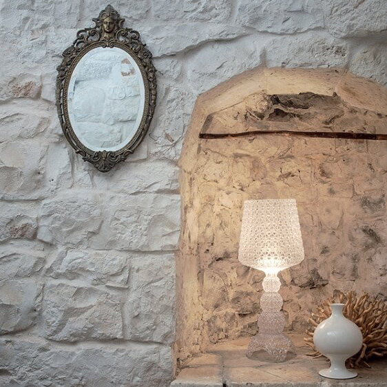 Mini Kabuki Tischleuchte Weiß - Kartell 9200/03 - Ferruccio Laviani