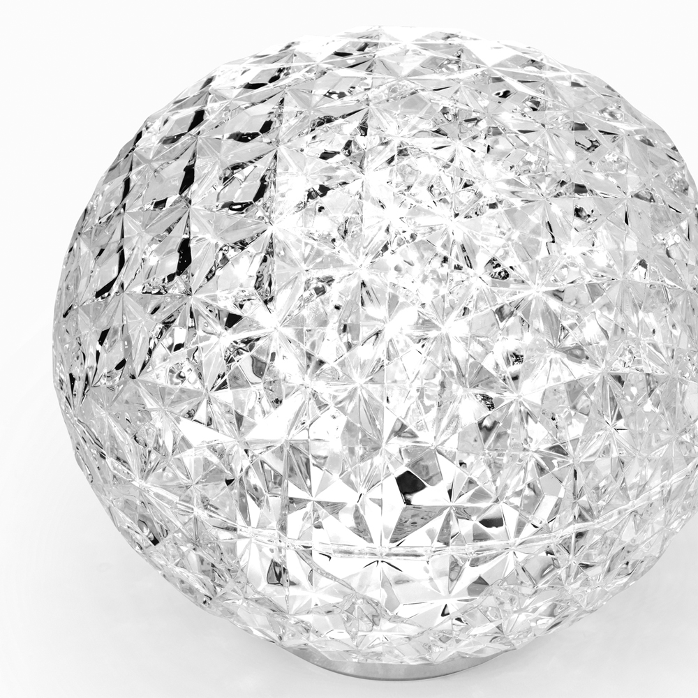 Mini Planet Tischleuchte Glasklar Transparent [mit Kabel] - Kartell 9420B4 - Tokujin Yoshioka