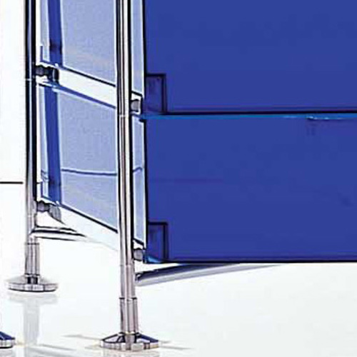 Mobil Container mit 2 kobaltblauen Schubladen - Kartell - Antonio Citterio & Oliver Löw