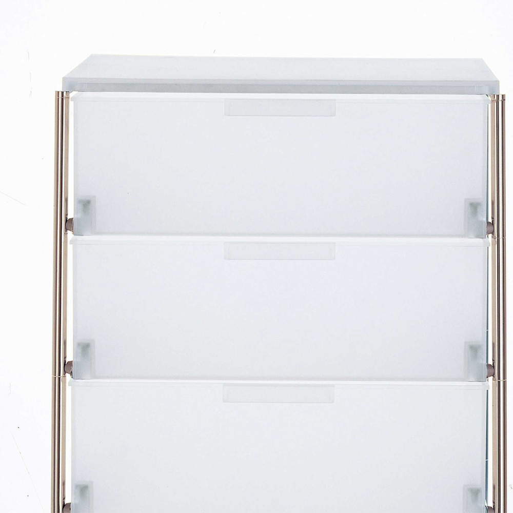 Mobil Container mit Rollen und 5 Eisfarbenen Schubladen - Kartell - Antonio Citterio & Oliver Löw