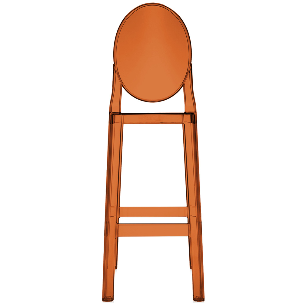 One More Barhocker in Bernstein / Puderblau [Sitzhöhe 75 cm] - Kartell 05891Z2 / 05891Z4 - Philippe Starck