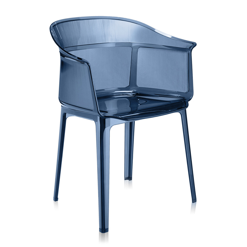 Papyrus Stuhl in Kristallklar / Bernstein / Olivgrün / Puderblau / Rauchbraun - Kartell G5830B4 / G5830Z2 / G5830Z3 / G5830Z4 / G5830Z5 - Ronan & Erwan Bouroullec