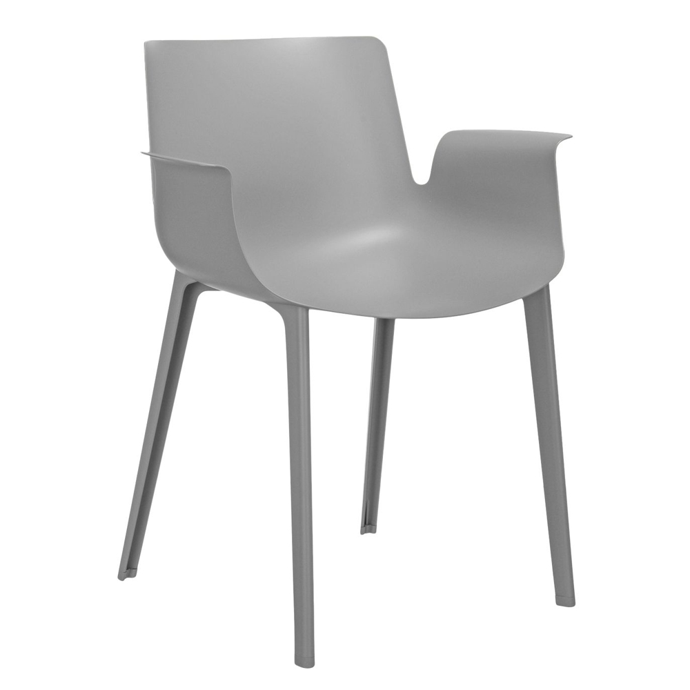 Piuma Sessel Grau - Kartell 5802 GR - Piero Lissoni