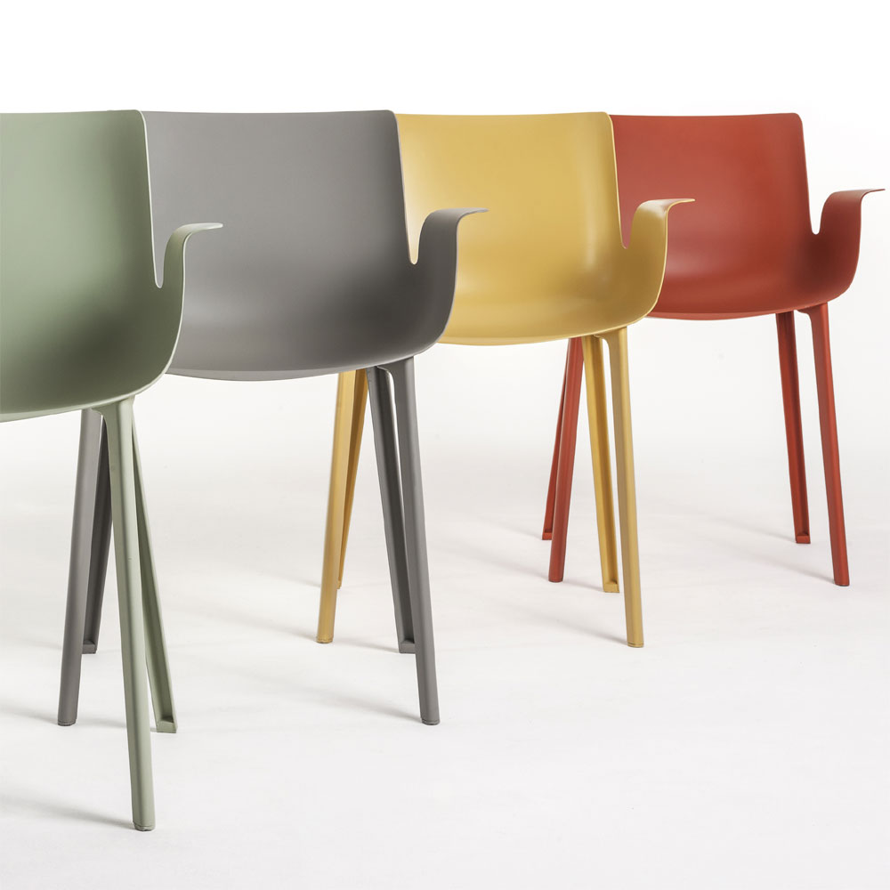 Piuma Sessel Grau - Kartell 5802 GR - Piero Lissoni