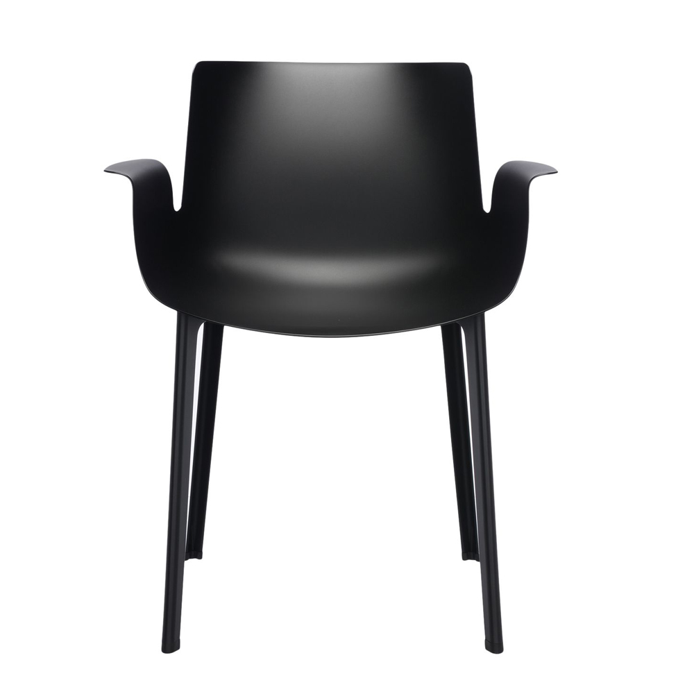 Piuma Sessel Schwarz - Kartell 5802 09 - Piero Lissoni