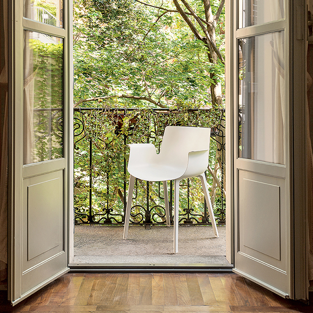 Piuma Sessel Weiß - Kartell 5802 03 - Piero Lissoni