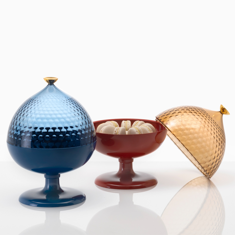 Pumo Schale Hellblau / Blau - Kartell 1551BA - Fabio Novembre