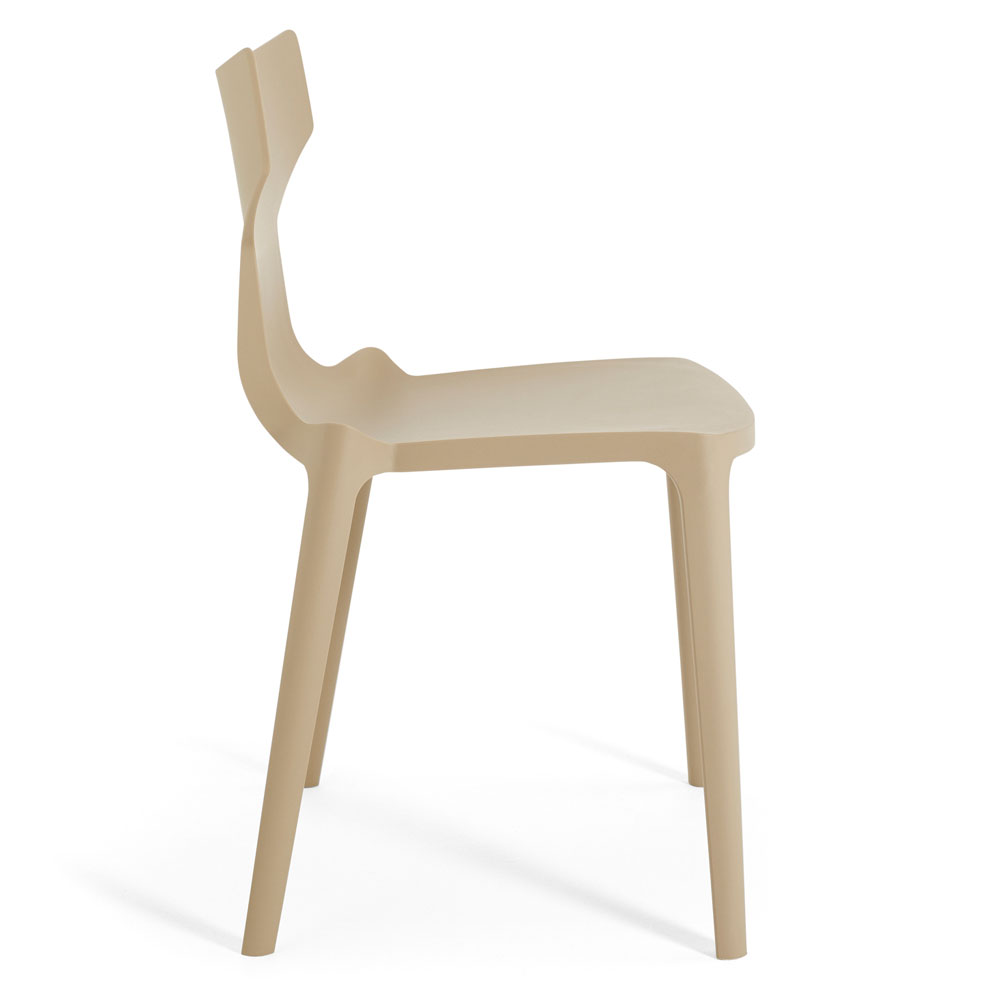 RE-Chair Stuhl ohne Armlehnen Taupe - Kartell 5803TO - Antonio Citterio