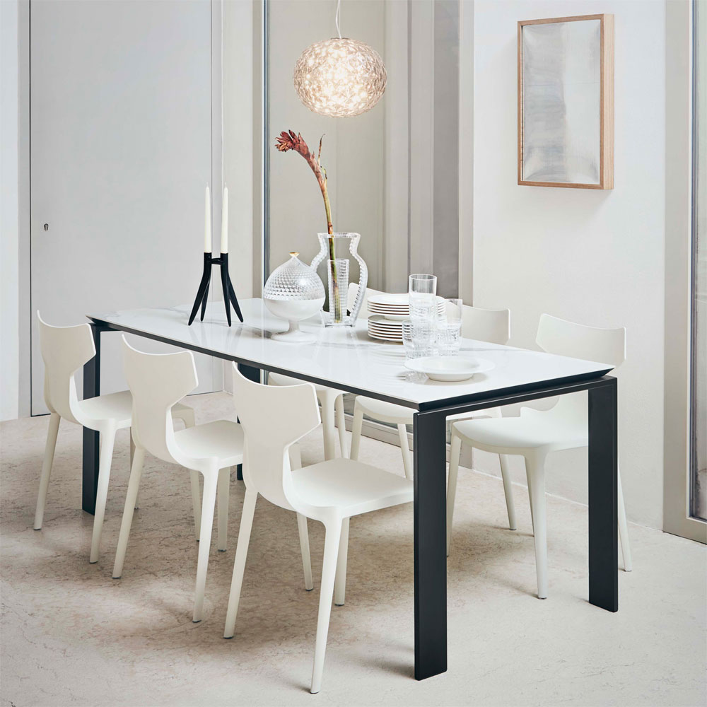 RE-Chair Stuhl ohne Armlehnen Taupe - Kartell 5803TO - Antonio Citterio