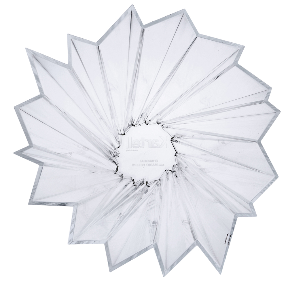 Shanghai Vase Transparent Glasklar - Kartell - Mario Bellini