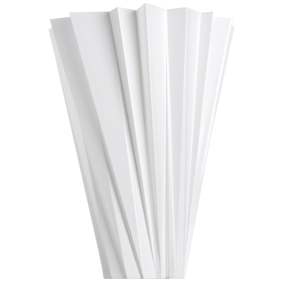 Shanghai Vase Glänzend Weiß - Kartell 1229 E5 - Mario Bellini