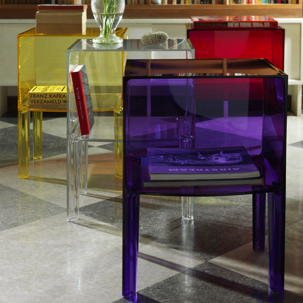Small Ghost Buster Kommode Glasklar - Kartell 3220 B4 - Philippe Starck & Eugeni Quitllet