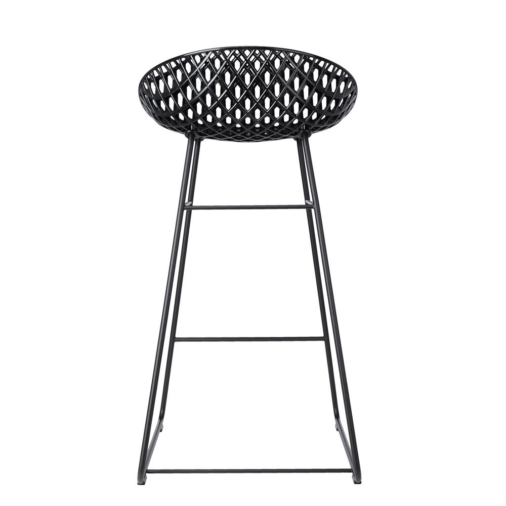 Smatrik Stool Sitzhocker Schwarz Gestell Schwarz - Kartell 588109 - Tokujin Yoshioka