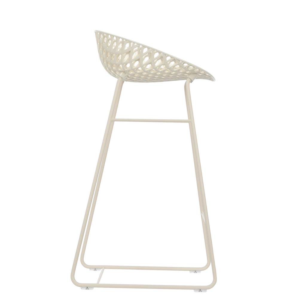 Smatrik Stool Sitzhocker Weiß Gestell Weiß - Kartell 588103 - Tokujin Yoshioka