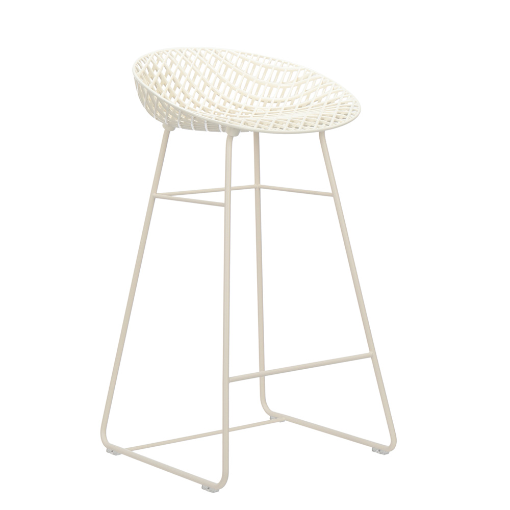 Smatrik Stool Sitzhocker Weiß Gestell Weiß - Kartell 588103 - Tokujin Yoshioka