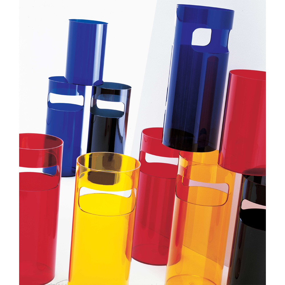 Schirmständer in Schwarz - Kartell - Gino Colombini