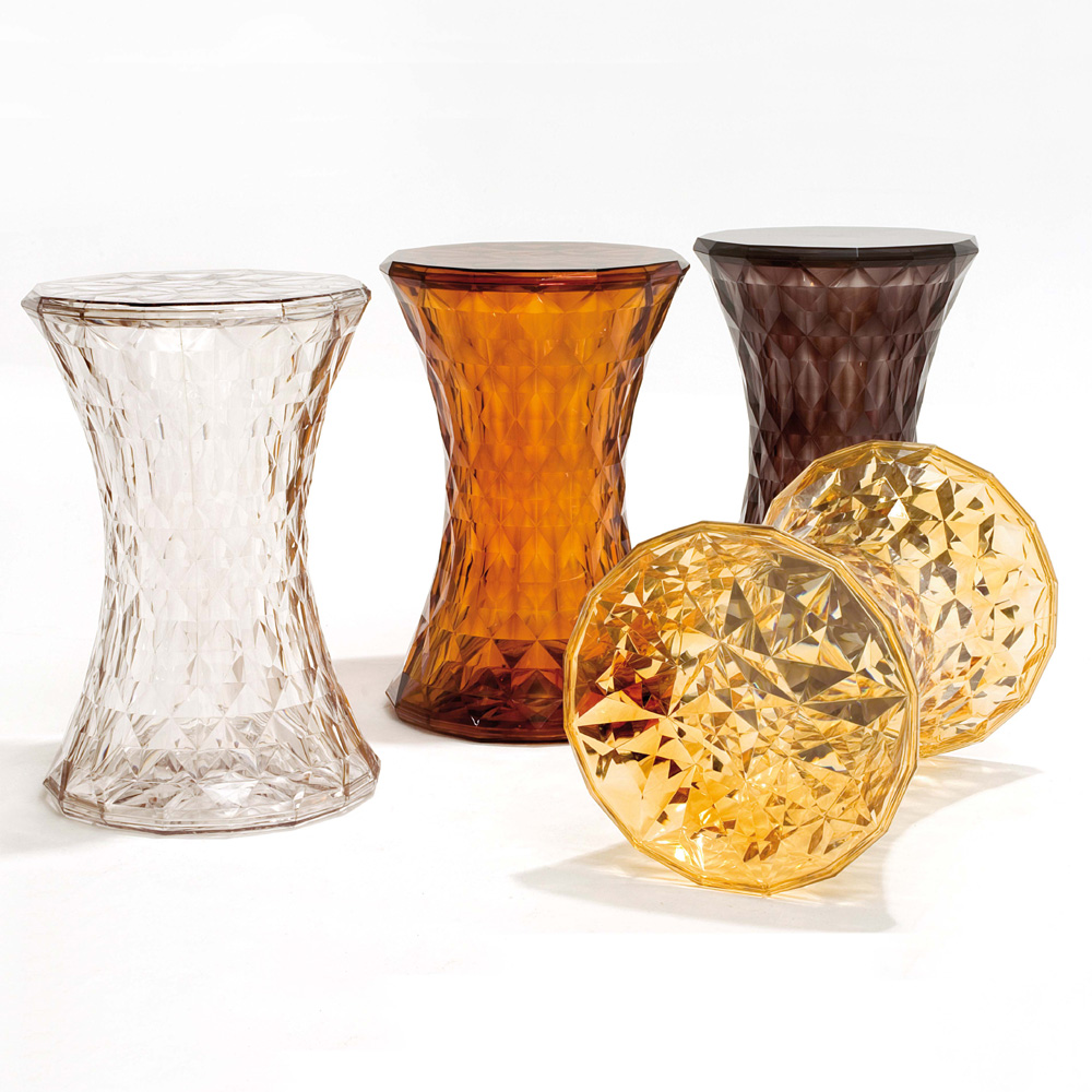 Stone Hocker Chrom - Kartell 8801 XX - Marcel Wanders