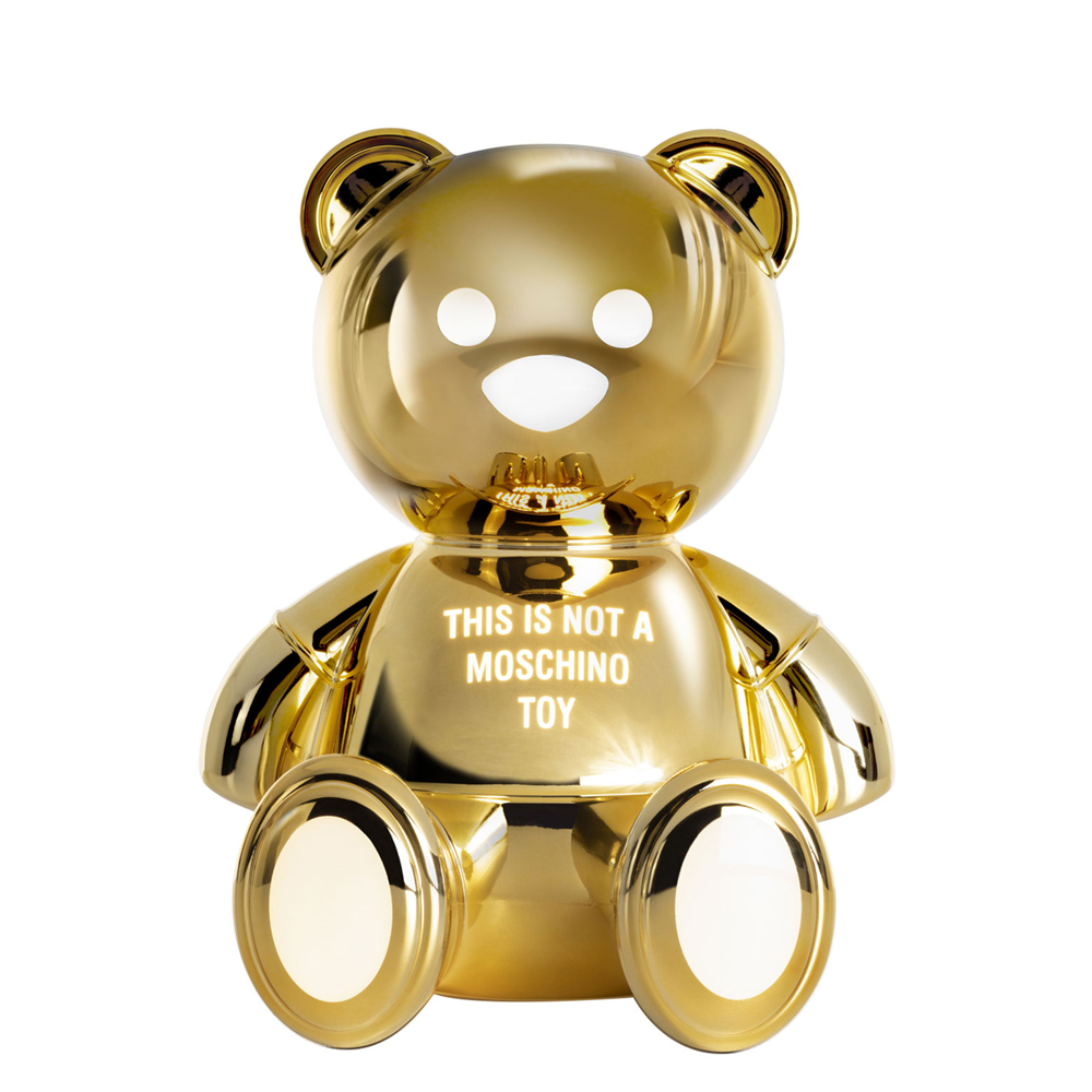 Toy Bär Leuchte 'This Is Not A Moschino Toy' Metallisiert - Kartell 883700 - Moschino by Jeremy Scott