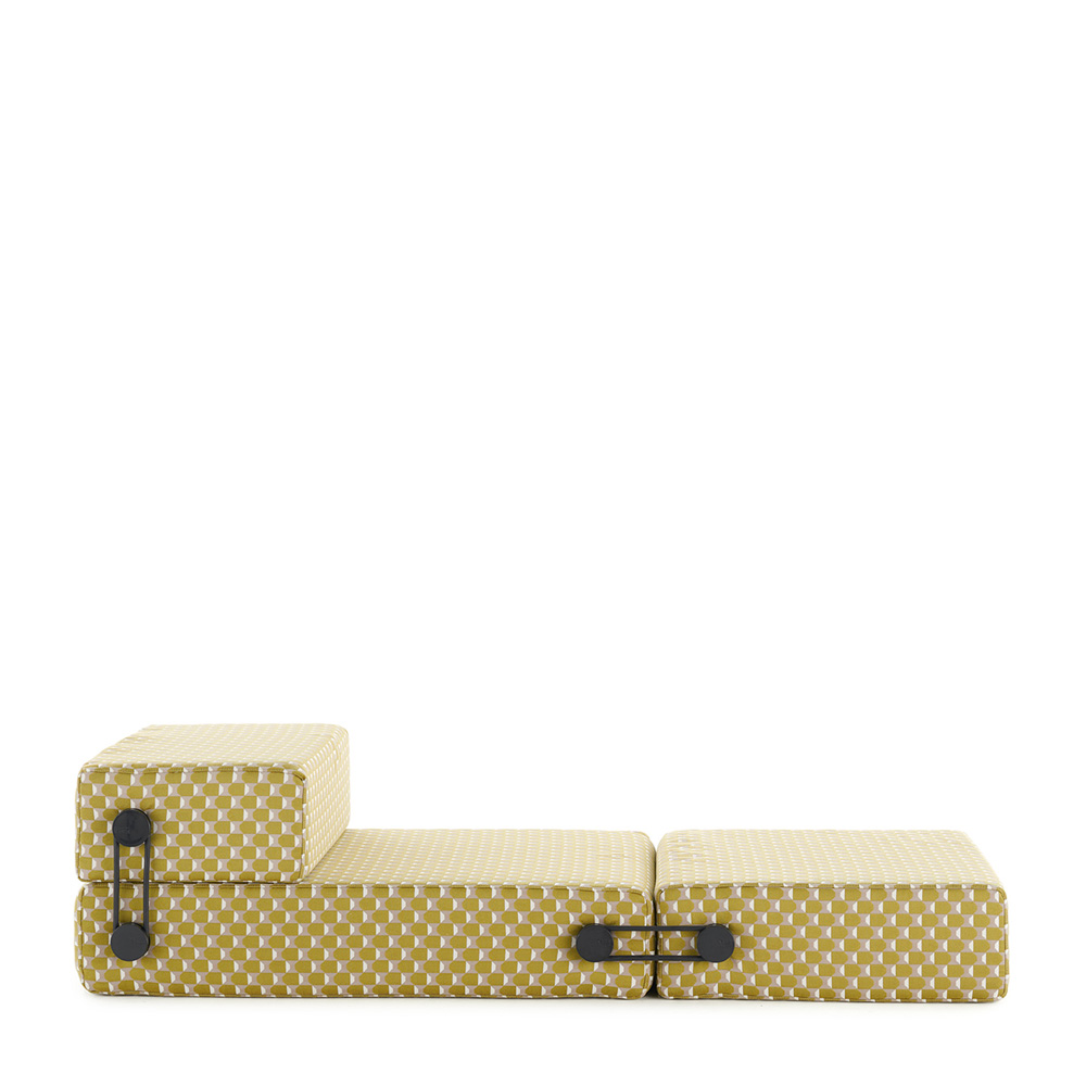 Trix Outdoor Liberty Daybed Obi Check Gelb [06047OY] - Kartell 06047OY - Piero Lissoni