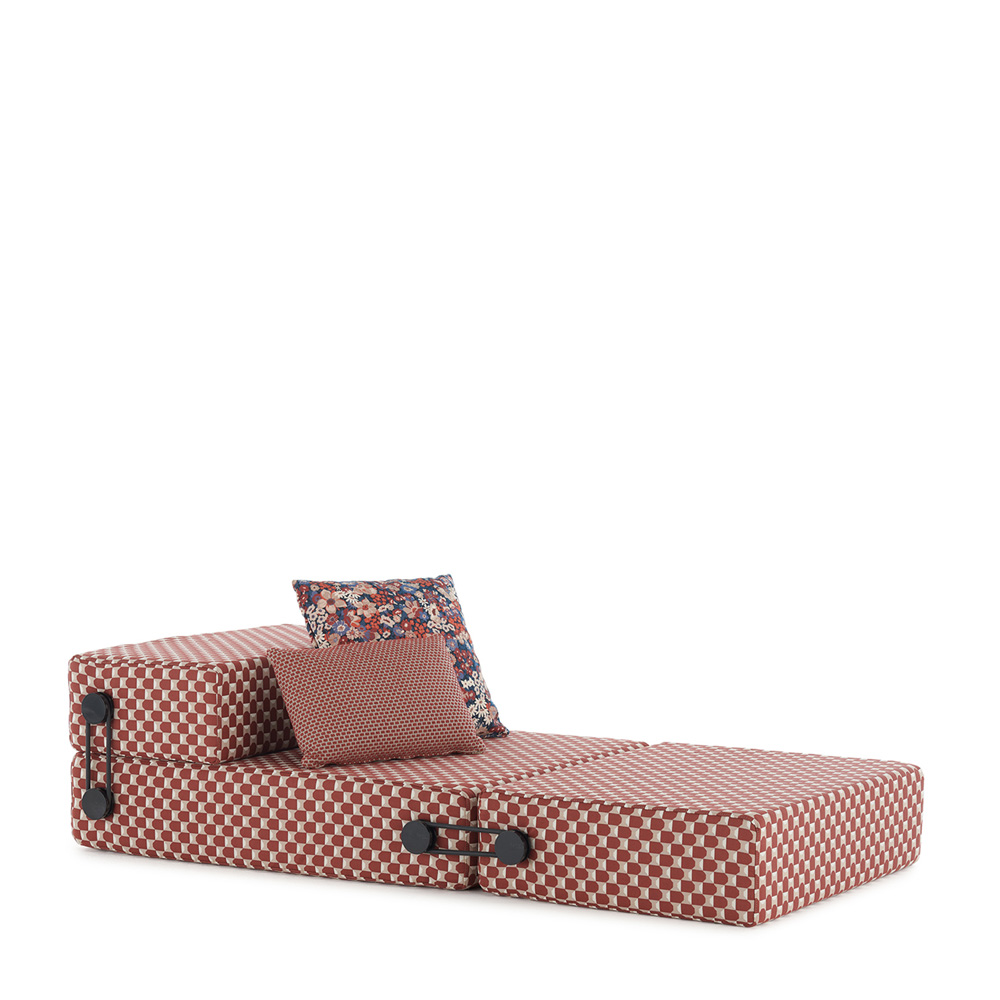 Trix Outdoor Liberty Daybed Obi Check Rostrot [06047OR] - Kartell 06047OR - Piero Lissoni