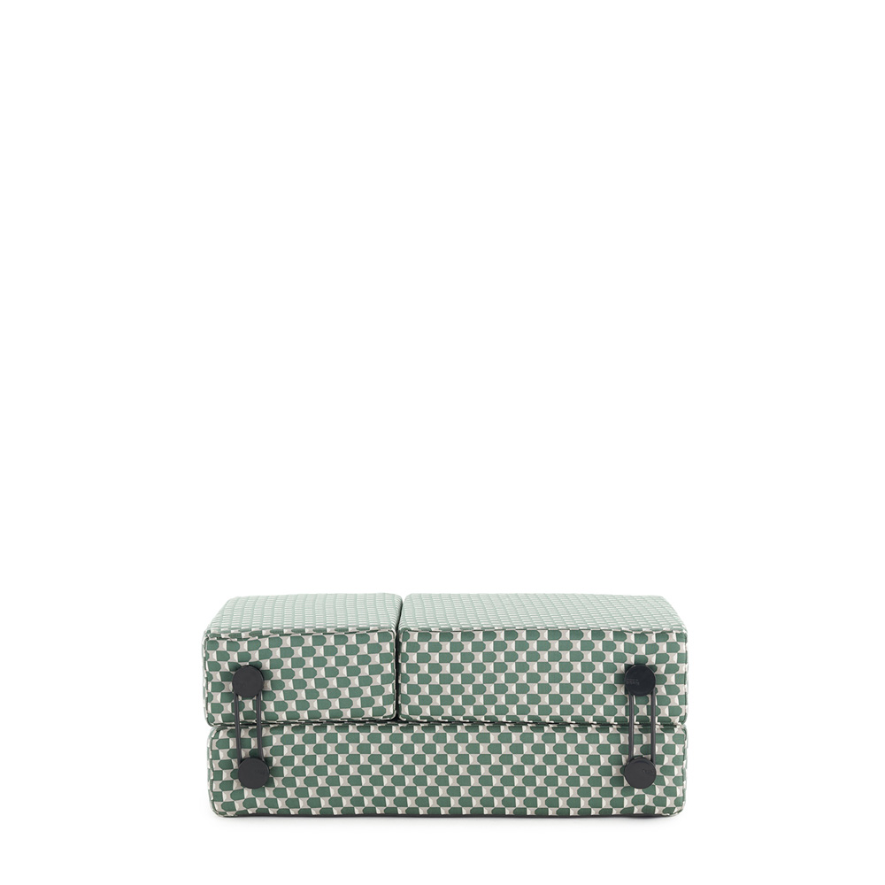 Trix Outdoor Liberty Daybed Obi Check Salbei [06047OS] - Kartell 06047OS - Piero Lissoni