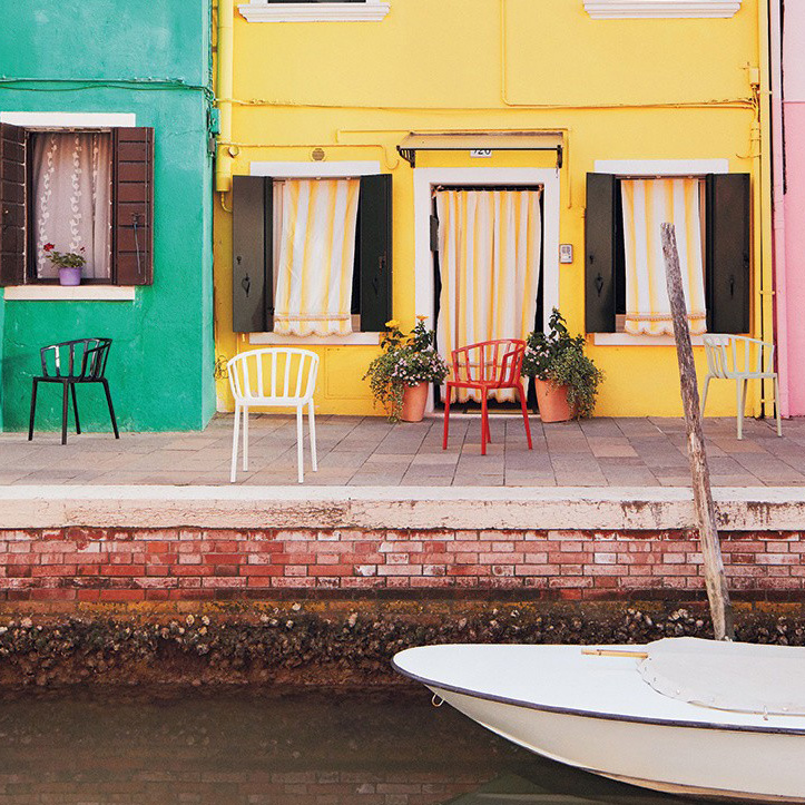 Venice Stuhl Weiß [2er Set] - Kartell 5806/03 SET - Philippe Starck