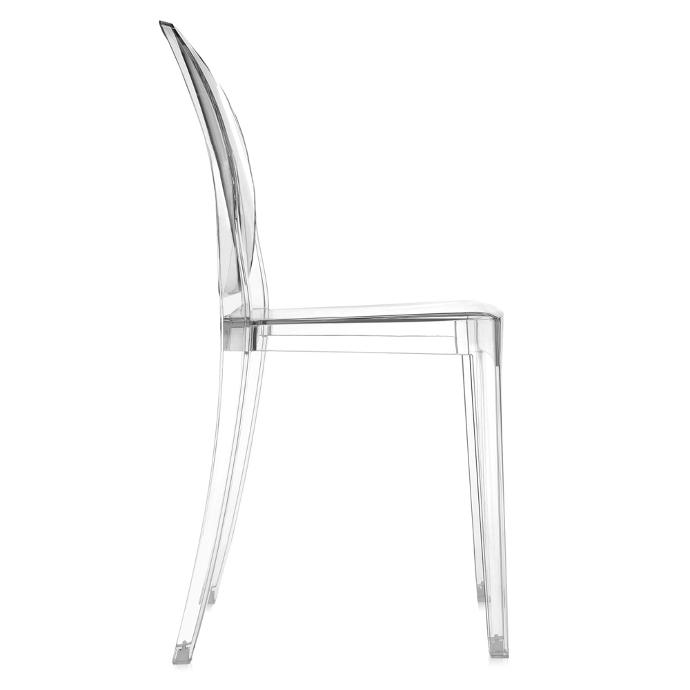 Victoria Ghost Stuhl ohne Armlehnen Glasklar - Kartell G4857 B4 - Philippe Starck