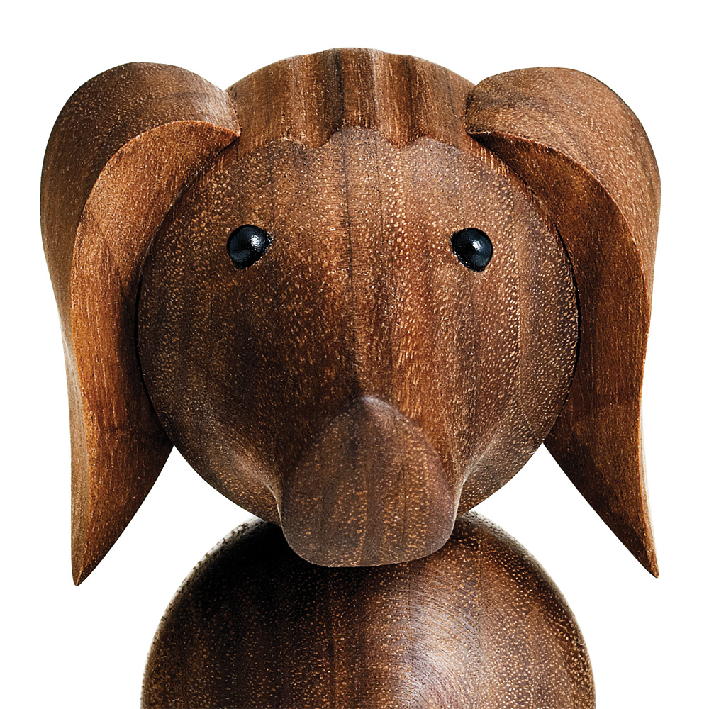 The Dog Hund aus Walnussholz - Kay Bojesen