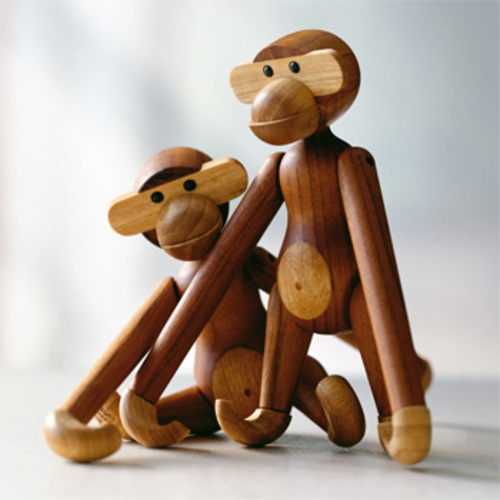 Kleiner Affe Holzspielzeug - Kay Bojesen