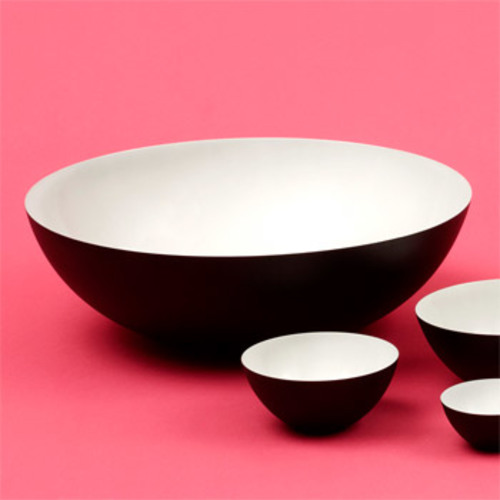 Krenit Bowl White [Durchmesser 38 cm] - Normann Copenhagen - Herbert Krenchel Weiße Tischschale