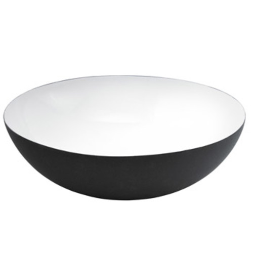 Krenit Bowl White [Durchmesser 38 cm] - Normann Copenhagen - Herbert Krenchel Weiße Tischschale