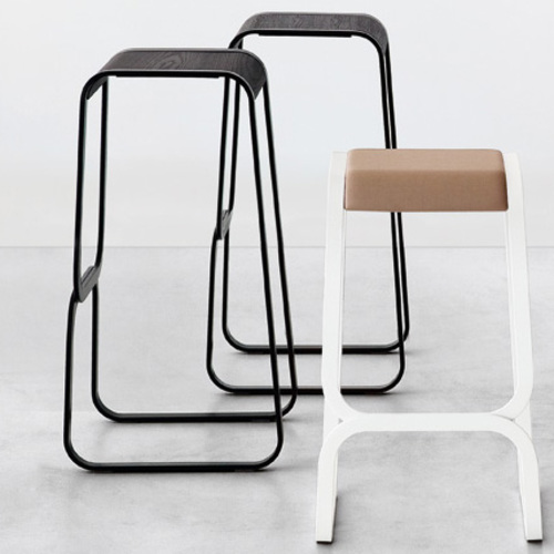 Continuum Barhocker in Schwarz [Sitzhöhe 80 cm] - Lapalma - Fabio Bortolani