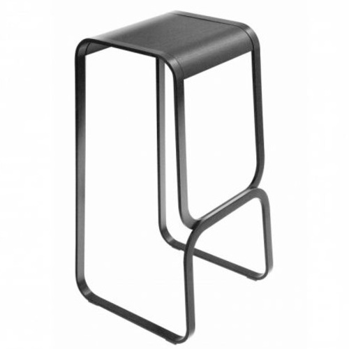Continuum Barhocker in Schwarz [Sitzhöhe 80 cm] - Lapalma - Fabio Bortolani