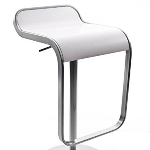 Lem Barhocker Sitz Weiß [Sitzhöhe 66-79 cm] - Lapalma S80W - Shin & Tomoko Azumi