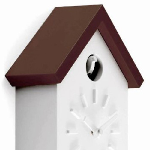 Cu-Clock Kuckucksuhr Dach Braun - Magis - Naoto Fukasawa